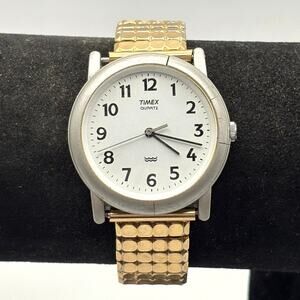 Vintage Gold & Silver Timex Watch